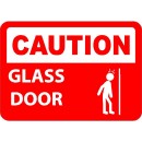 Caution Glass Door 001